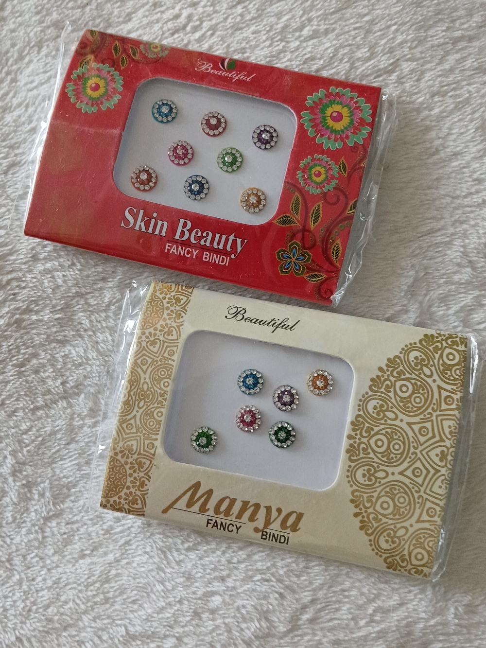 💚 Manya & Skin Beauty Fancy Bindi Seta - Decorative Bindis [YOU GET BOTH!]